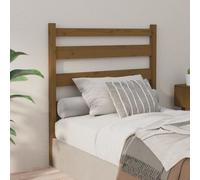 vidaXL Bed Headboard Honey Brown 106x4x100 cm Solid Wood Pine