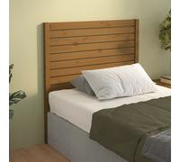 vidaXL Bed Headboard Honey Brown 106X4X100 Cm Solid Wood Pine, Brown