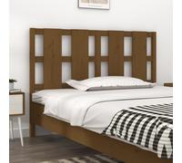 vidaXL Bed Headboard Honey Brown 140.5x4x100 cm Solid Wood Pine