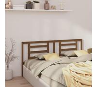 Vidaxl Bed Headboard Honey Brown 156X4X100 Cm Solid Pine Wood, Brown