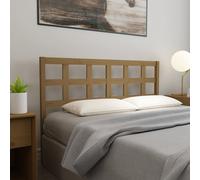 vidaXL Bed Headboard Honey Brown 156x4x100 cm Solid Wood Pine UK NEW