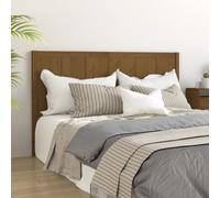 vidaXL Bed Headboard Honey Brown 205.5x4x100 cm Solid Pine Wood
