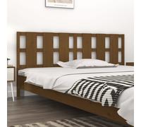 vidaXL Bed Headboard Honey Brown 205.5x4x100 cm Solid Wood Pine