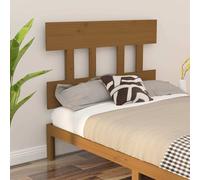 vidaXL Bed Headboard Honey Brown 78.5x3x81 cm Solid Wood Pine 01 UK HOT
