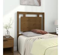 vidaXL Bed Headboard Honey Brown 80.5x4x100 cm Solid Pine Wood