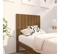 vidaXL Bed Headboard Honey Brown 80.5x4x100 cm Solid Wood Pine