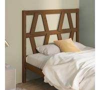 vidaXL Bed Headboard Honey Brown 81X4X100 Cm Solid Wood Pine, Brown