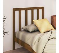 vidaXL Bed Headboard Honey Brown 81x4x100 cm Solid Wood Pine