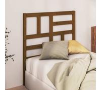vidaXL Bed Headboard Honey Brown 81x4x104 cm Solid Wood Pine UK HOT