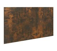 vidaXL Bed Headboard Indoor Home Bedroom Furniture Accessory Decorative Wall Double Bed Panel Header Headboard Smoked Oak Engineered Wood