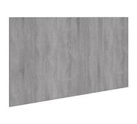 vidaXL Bed Headboard Indoor Home Bedroom Furniture Accessory Decorative Wall Double Bed Panel Header Headboard Grey Sonoma Engineered Wood