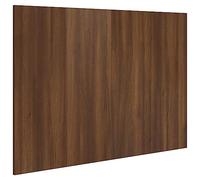 vidaXL Bed Headboard Indoor Home Bedroom Furniture Accessory Decorative Wall Double Bed Panel Header Headboard Brown Oak Engineered Wood