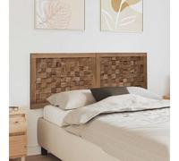 vidaXL Bed Headboard Natural Solid Teak Wood