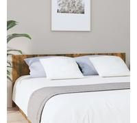 vidaXL Bed Headboard Smoked Oak 200x1.5x80 cm Engineered Wood