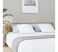 vidaXL Bed Headboard Sonoma Oak 200x1.5x80 cm Engineered Wood UK