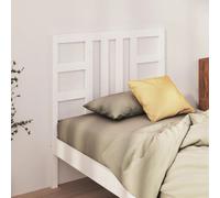 vidaXL Bed Headboard White 106x4x100 cm Solid Wood Pine
