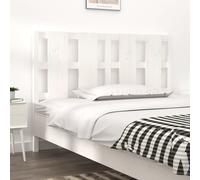 vidaXL Bed Headboard White 125.5x4x100 cm Solid Wood Pine