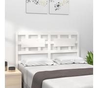 (white, 125.5 x 4 x 100 cm) vidaXL Solid Wood Pine Bed Headboard Wooden Bed Header Multi Colours/Sizes