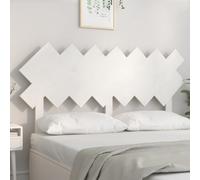 vidaXL Bed Headboard White 141x3x80.5 cm Solid Wood Pine