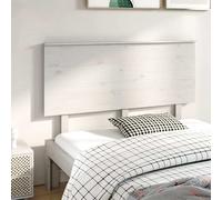 vidaXL Bed Headboard White 144x6x82.5 cm Solid Wood Pine UK HOT