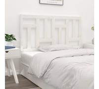 vidaXL Bed Headboard White 145.5x4x100 cm Solid Wood Pine