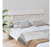 Vidaxl Bed Headboard White 164X3X81 Cm Solid Wood Pine, White