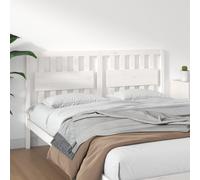 vidaXL Bed Headboard White 165.5x4x100 cm Solid Wood Pine (818581), White