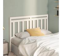 Bed Headboard Home Bedroom Decorative Bed Header Panel Solid Wood Pine vidaXL