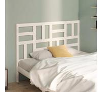 vidaXL Bed Headboard White 166x4x104 cm Solid Wood Pine