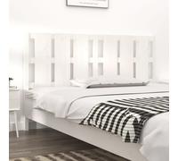 vidaXL Bed Headboard White 185.5x4x100 cm Solid Wood Pine