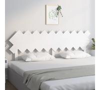 vidaXL Bed Headboard White 196x3x80.5 cm Solid Wood Pine