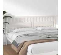 (white, 205.5 x 4 x 100 cm) vidaXL Solid Wood Pine Bed Headboard Wooden Bed Header Multi Colours/Sizes