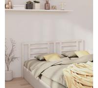 vidaXL Bed Headboard White 206x4x100 cm Solid Pine Wood