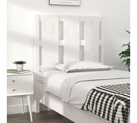 vidaXL Bed Headboard White 80.5x4x100 cm Solid Wood Pine