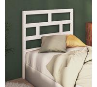 (white, 96 x 4 x 100 cm) vidaXL Bed Headboard Bedroom Bed Header Decorative Headboard Solid Wood Pine