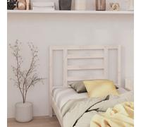 vidaXL Bed Headboard White 96x4x100 cm Solid Wood Pine