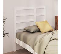 vidaXL Bed Headboard White 96x4x104 cm Solid Wood Pine