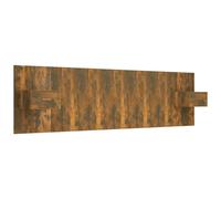 vidaXL Bed Headboard with Cabinets Smoked Oak Engineered Wood, Brown