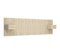 vidaXL Bed Headboard with Cabinets Sonoma Oak Engineered Wood Wall Nightstand