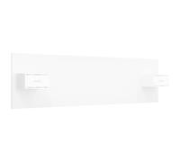 vidaXL Bed Headboard with Cabinets White Engineered Wood Floating Nightstand