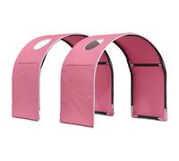 vidaXL Bed Tunnel 2 pcs Pink 211 x 52.5 x 2 cm Polyester