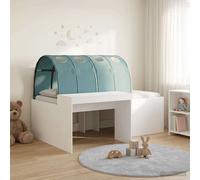 vidaXL Bed with Tunnel 4 pcs Artisian Oak and Light Blue