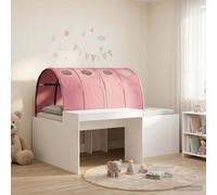 vidaXL Bed with Tunnel 4 pcs Artisian Oak and Pink Engineered Wood