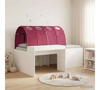 vidaXL Bed with Tunnel 4 pcs Artisian Oak and Red Engineered Wood