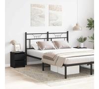 vidaXL Bedside Cabinet 2 pcs Black oak 30 x 30 x 40 cm Engineered wood