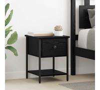 vidaXL Bedside Cabinet 2 pcs Old wood 35 x 35 x 20 cm Engineered wood