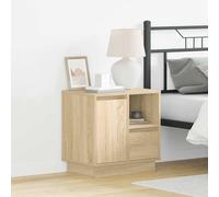 VidaXL Bedside Cabinet 2 Pcs Sonoma Oak 50 X 34.5 X 50 Cm