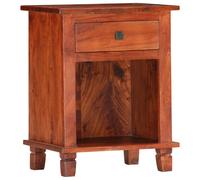 vidaXL Bedside Cabinet 40x30x50 cm Solid Acacia Wood