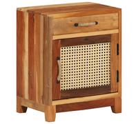 Vidaxl Bedside Cabinet 40X30X50 Cm Solid Reclaimed Wood, Brown