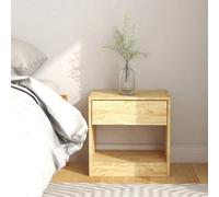 Vidaxl Bedside Cabinet 40X31X40 Cm Solid Pinewood